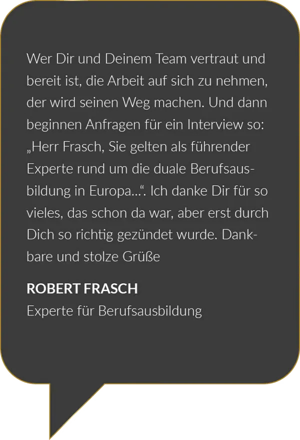 Robert Erfahrung Gold Programm
